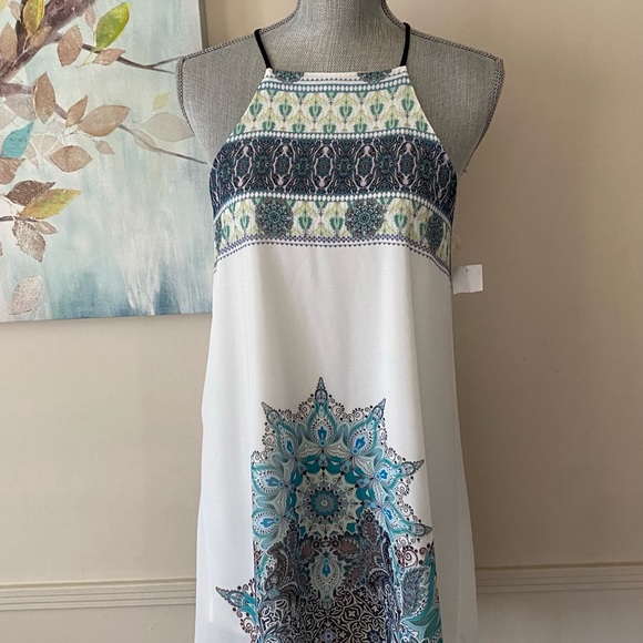 JELLA C. SLIP ON LINED HALTER DRESS SIZE SMALL 🌟NWT🌟 - Picture 2 of 14